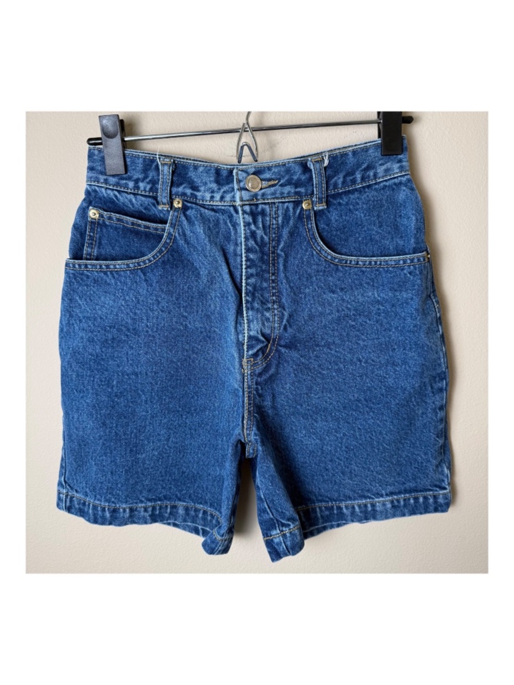 Vintage Lawman Jeans Denim Mom Shorts Womens Juniors 5 90s Western Cowgirl Jorts